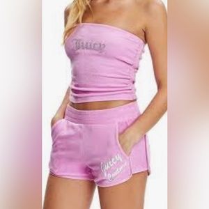 Juicy Couture Pink Terry Short Shorts NEW Retails $69!💗